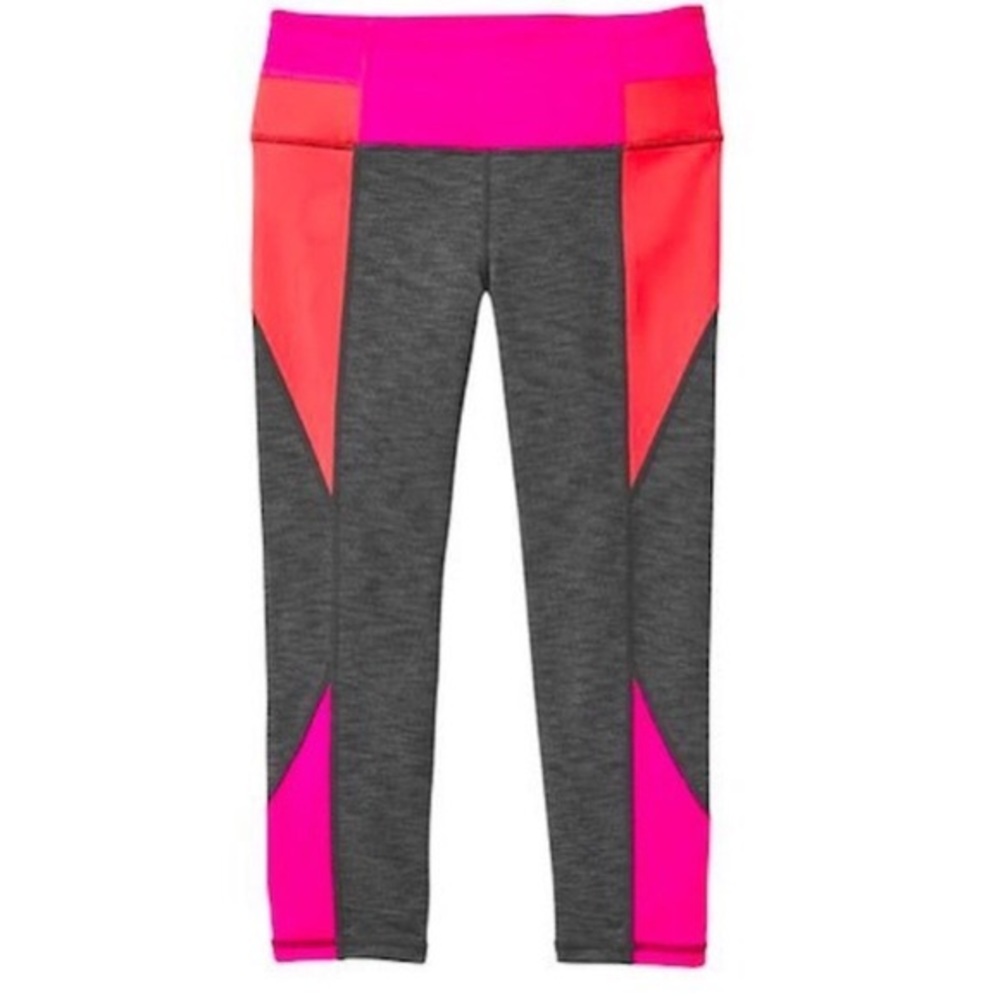 Athleta Pink Cropped Leggings